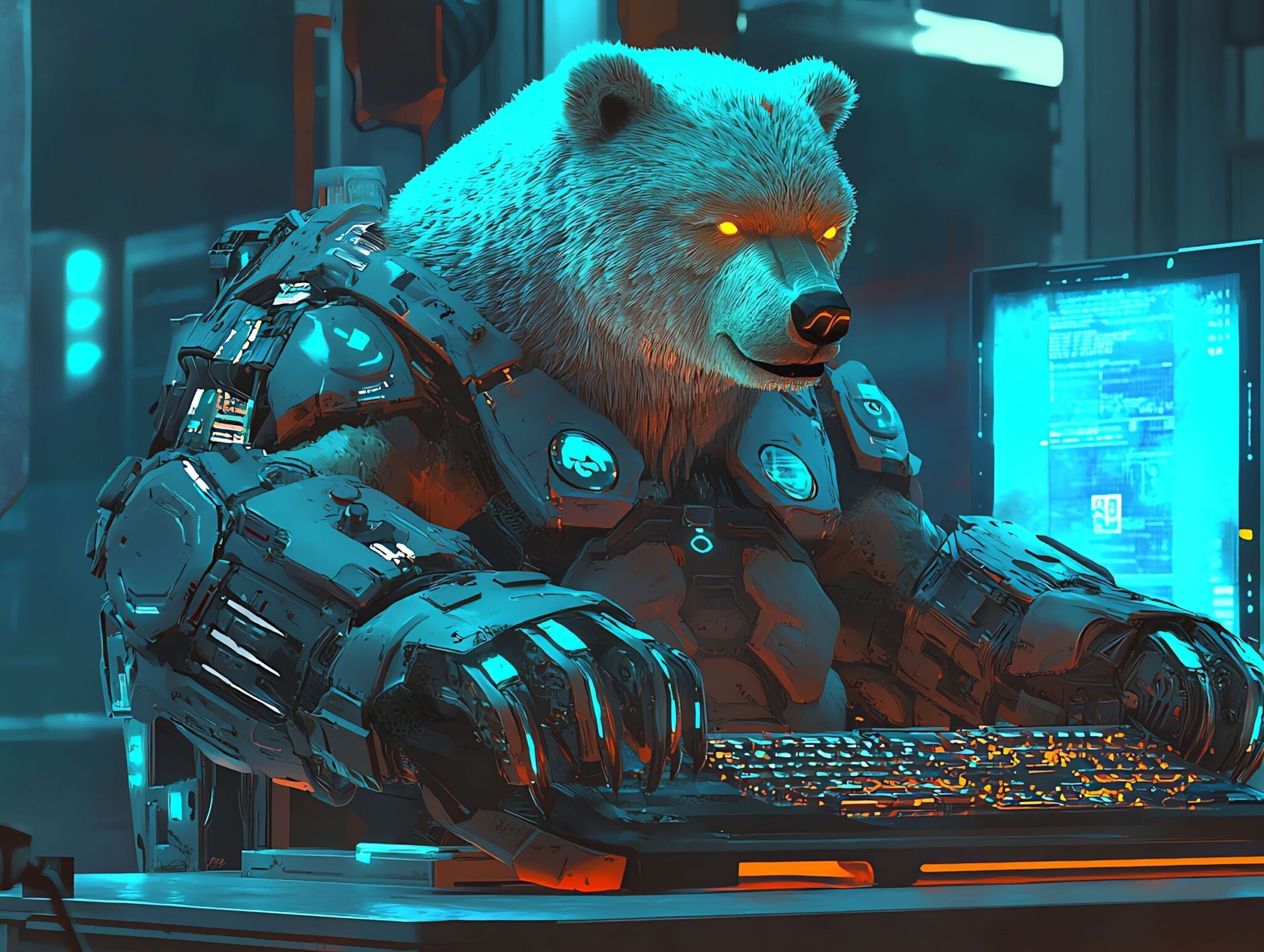 Картина "Binary Bear"