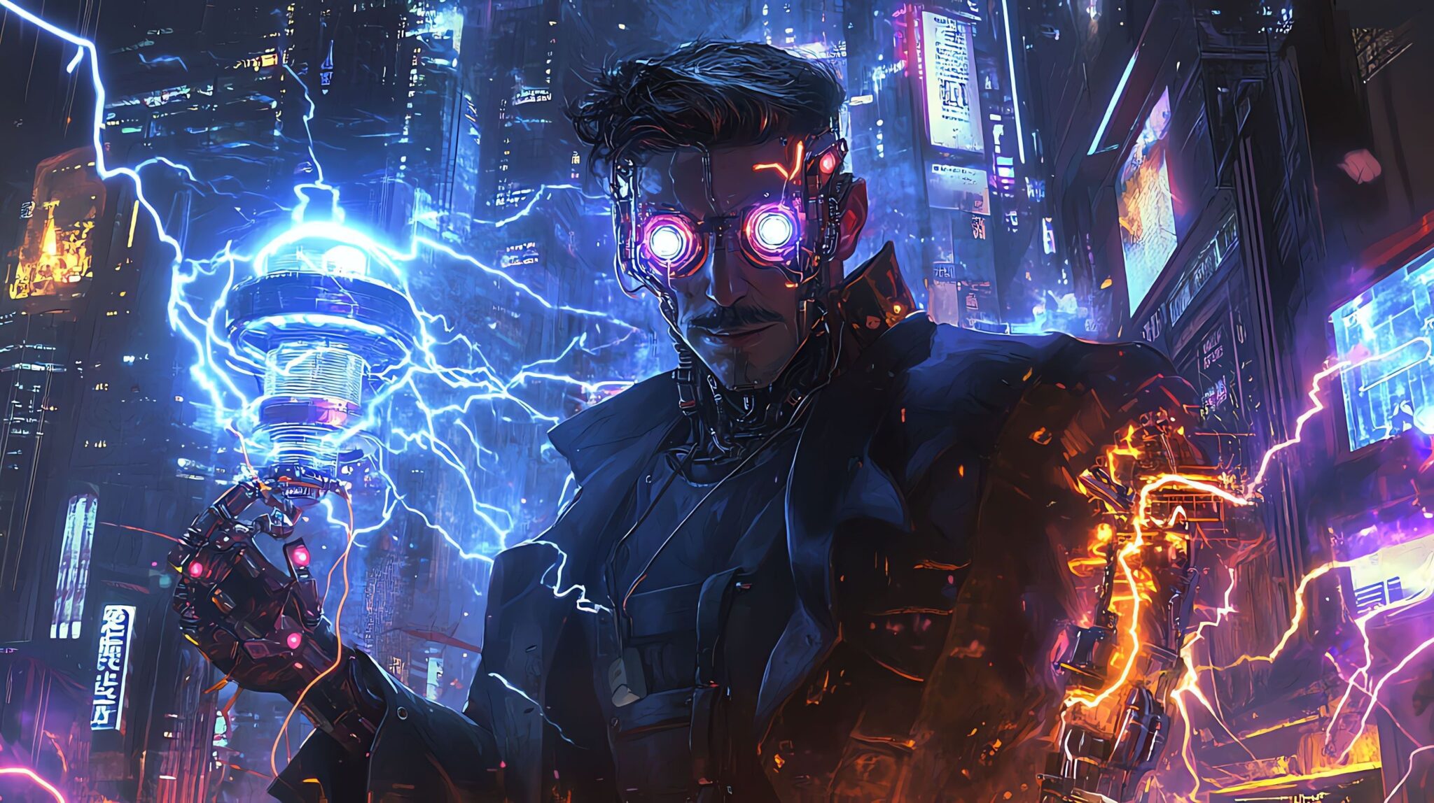 Картина "Cp N Tesla"