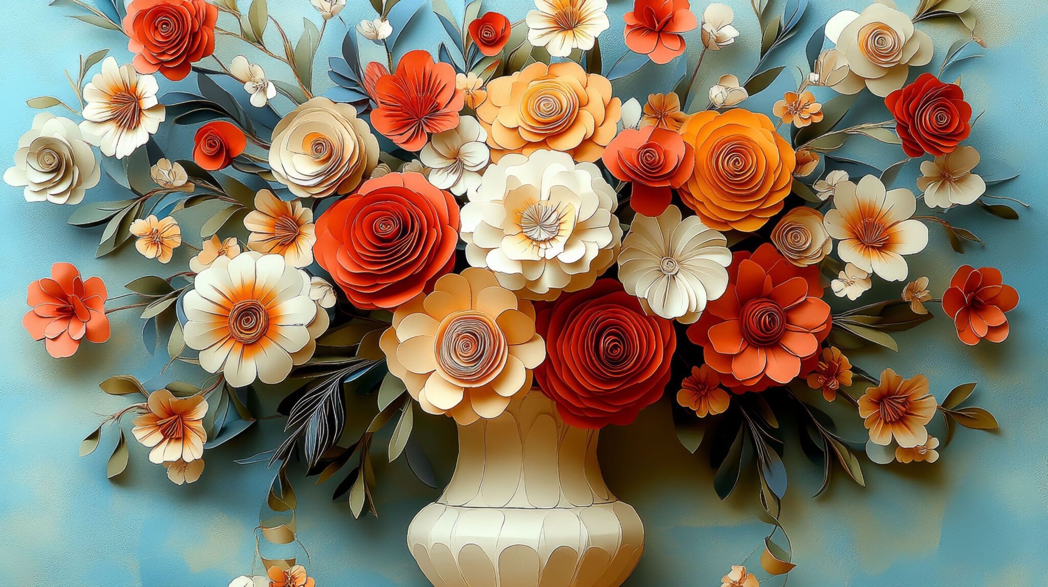 Картина "Fleurs De La Positivite"