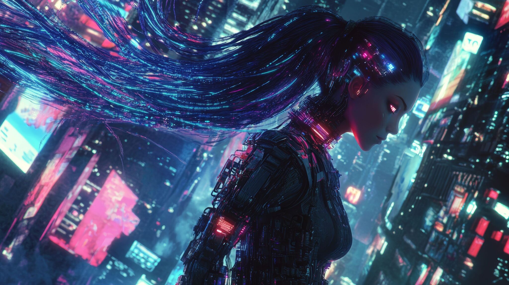 Картина "The Electric Tresses"