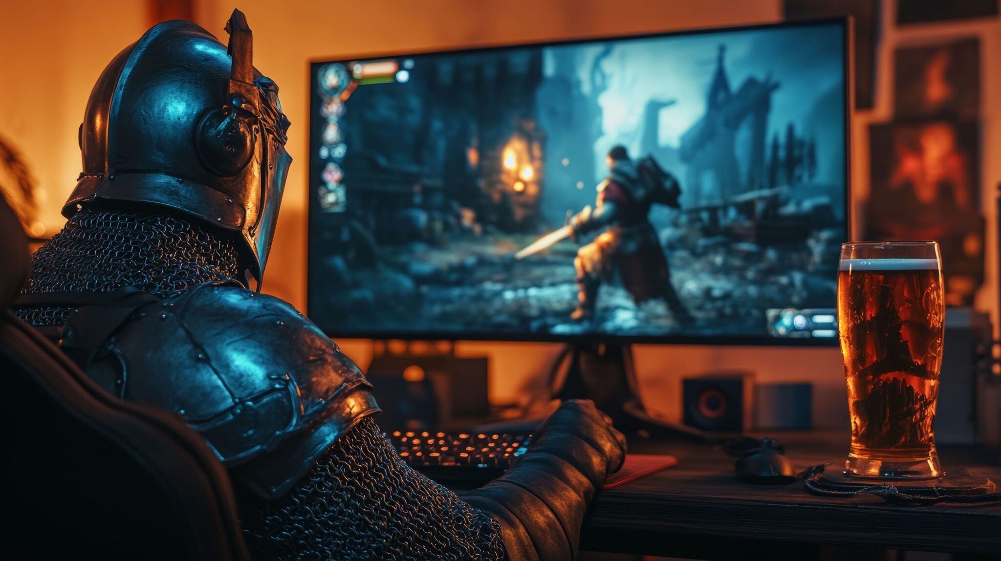 Картина "Medieval Gamer"
