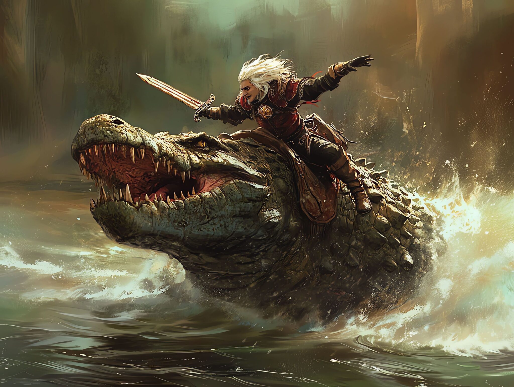 Картина "Riding Monsters"