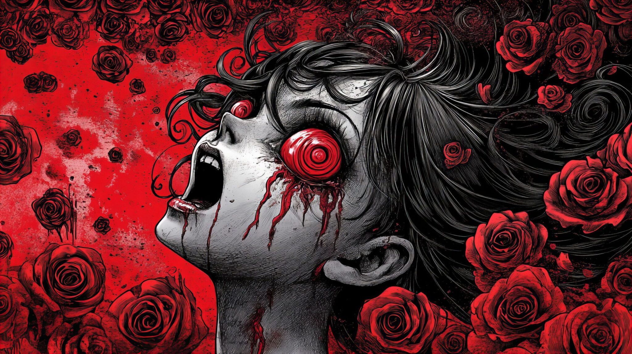 Картина "Scarlet Madness"