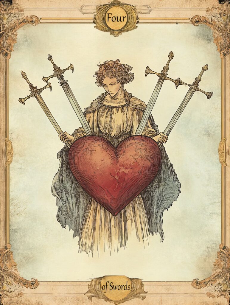 Картина "Four Of Swords"