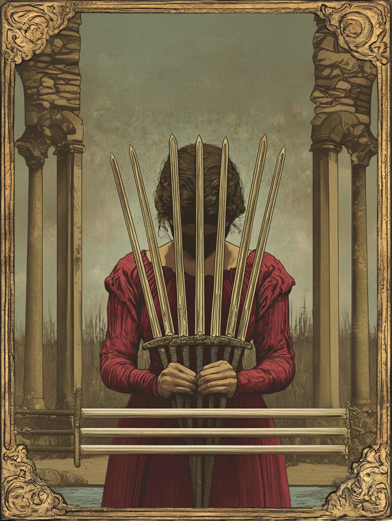 Картина "Seven Of Swords"