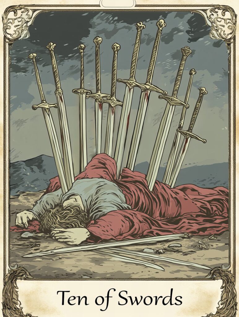 Картина "Ten Of Swords"