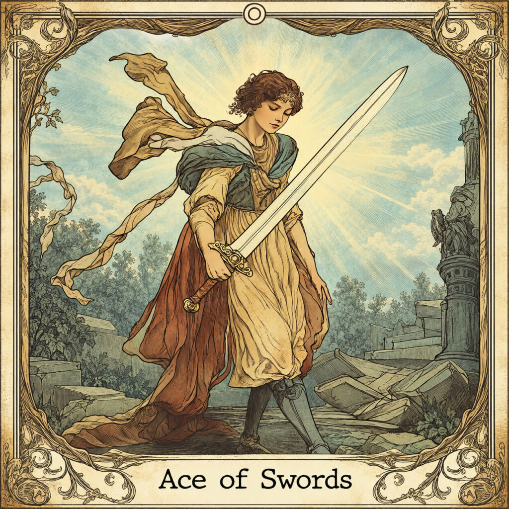 Картина „Ace Of Swords“ — квадрат