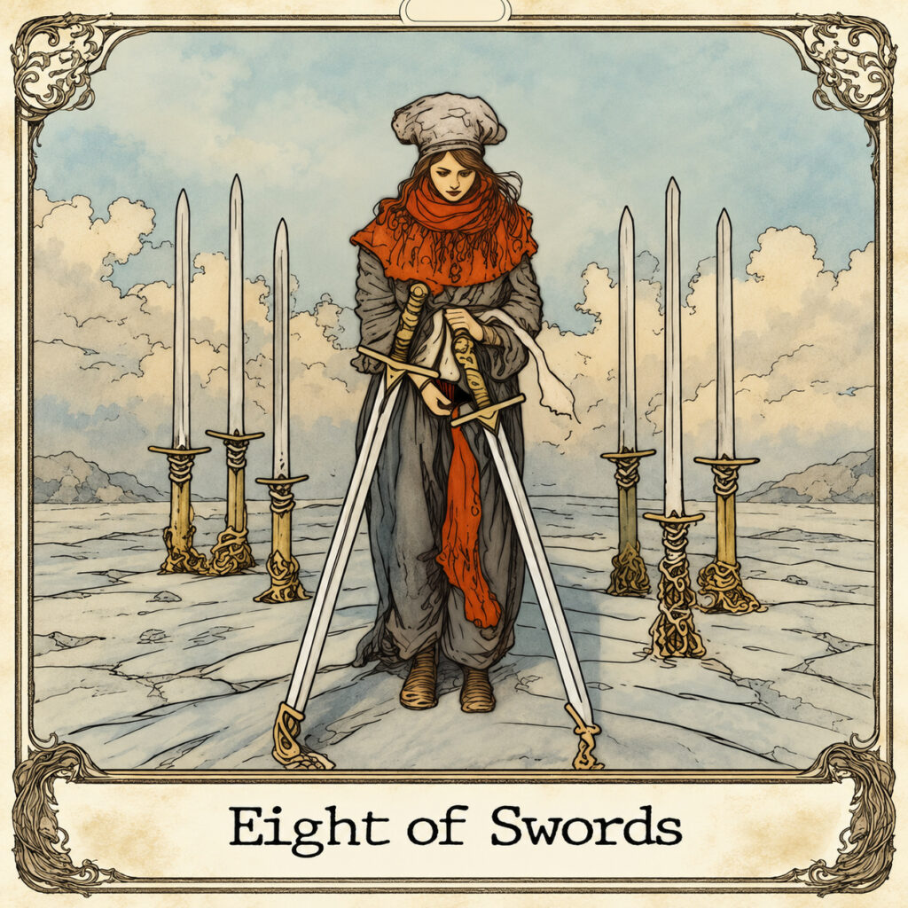 Картина „Eight Of Swords“ — квадрат