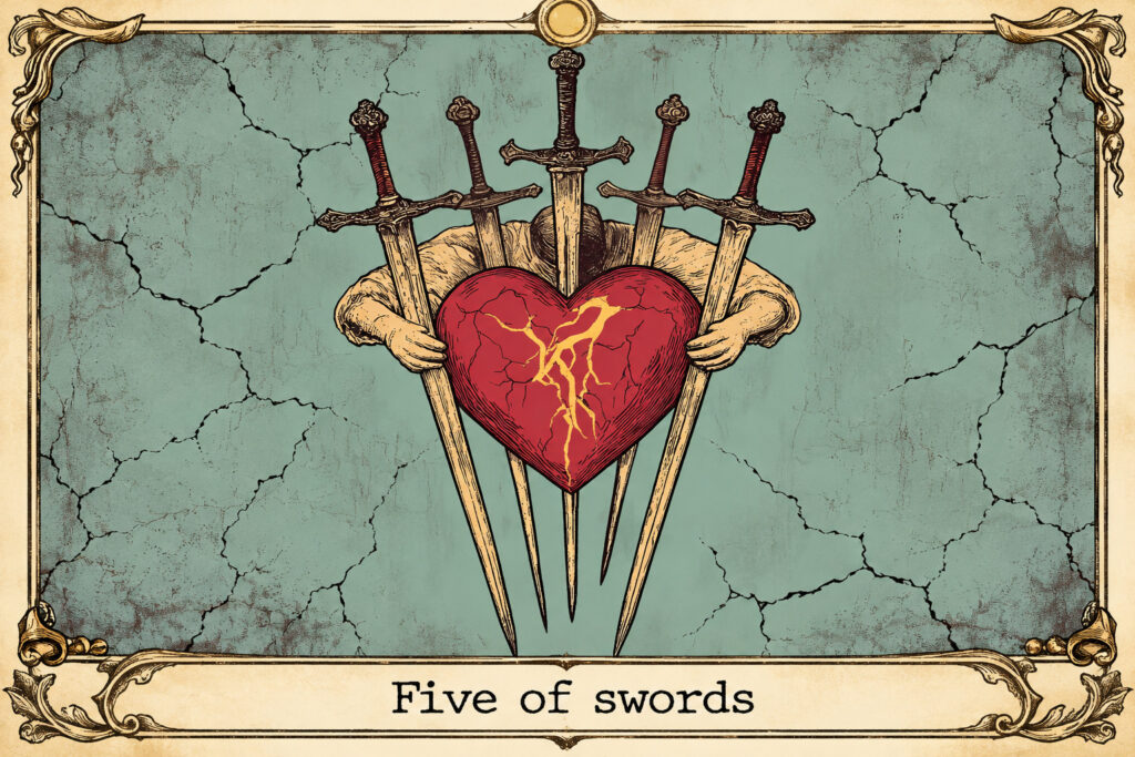 Картина „Five Of Swords“ — пейзаж